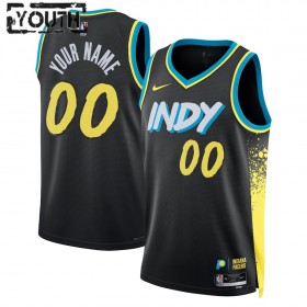 Dres Indiana Pacers Prilagođeni Nike 2023-24 City Edition Crno Swingman - Dječji